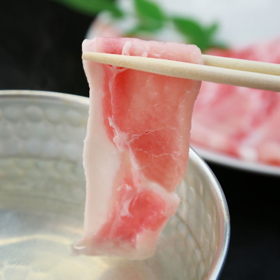 All-you-can-eat beef and pork shabu-shabu buffet course