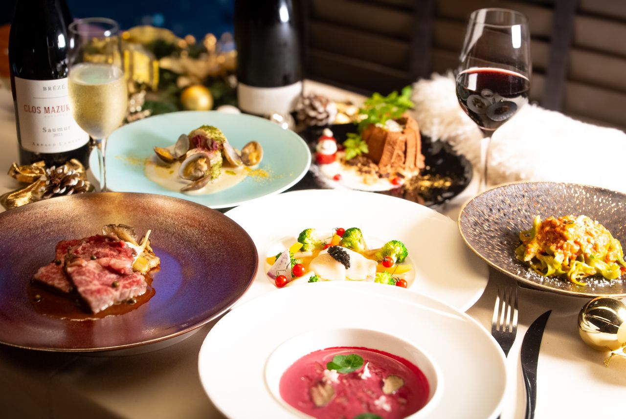 Christmas dinner course ¥15,000 (incl. tax) (23 - 25 Dec)