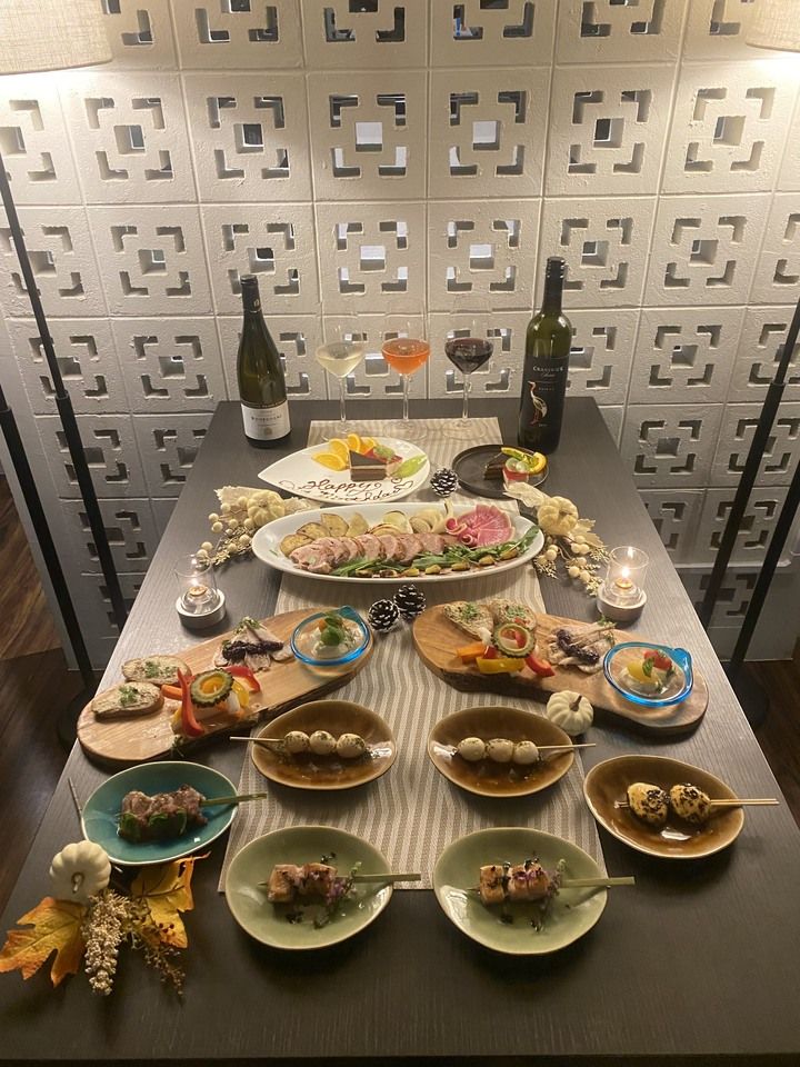 [Girls' Night Out Plan] A stylish mini-course meal! <3 drinks>