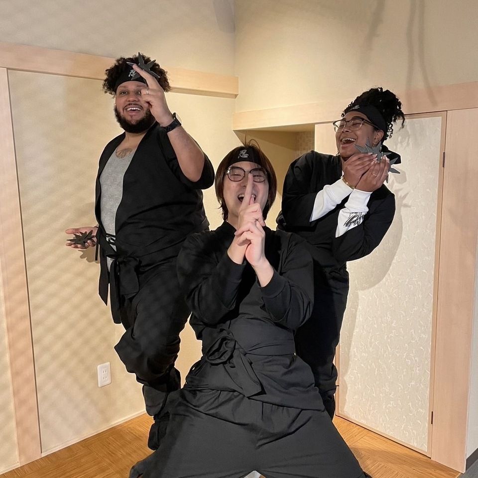 【Kid Rate(under 18 yrs old)】Ninja Training+Ninja Costume Rental+One Drink　N2