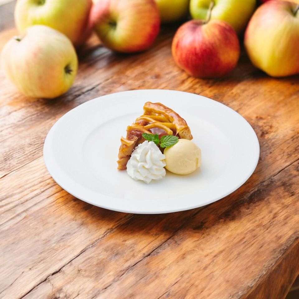 [Additional Option] Apple pie a la mode (1 serving)