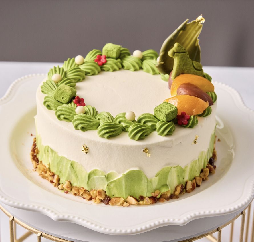 1月宇治抹茶ショート ４号