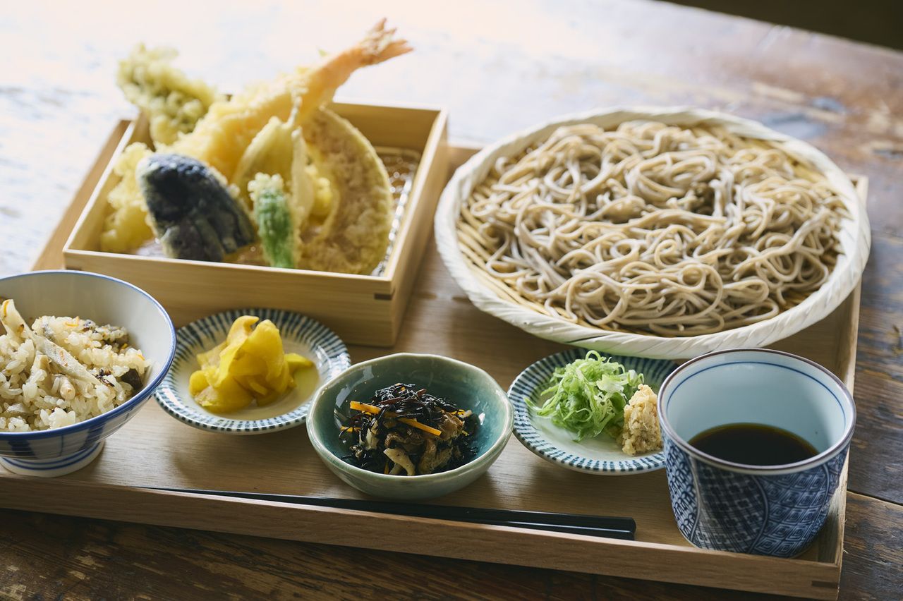 NEW [Lunch Set] Tempura Soba Set