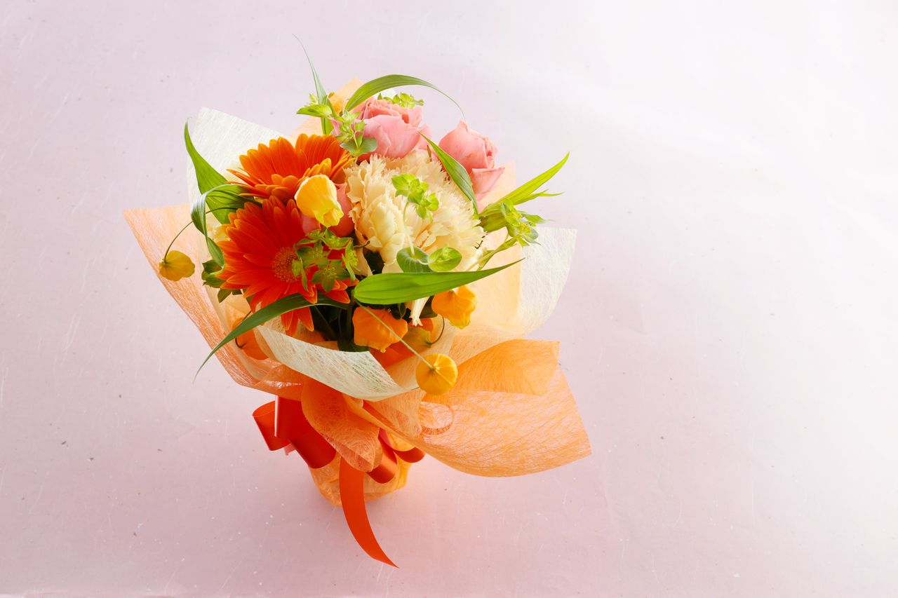 Jubiläums-Mittagessenplan (Blumenstrauß)