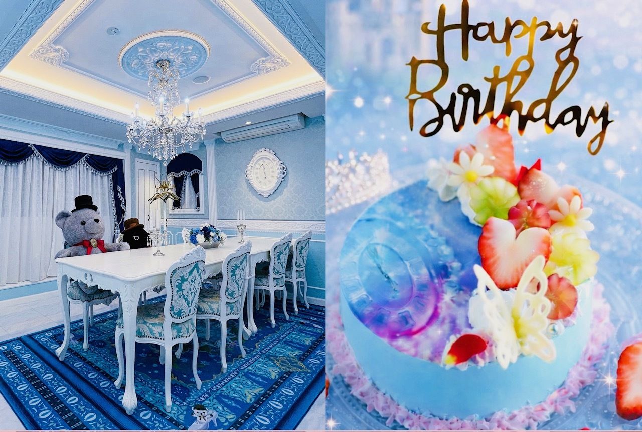 【SET MENU】Cecilia’s Room + Hands of Time Celestial Blue Cake