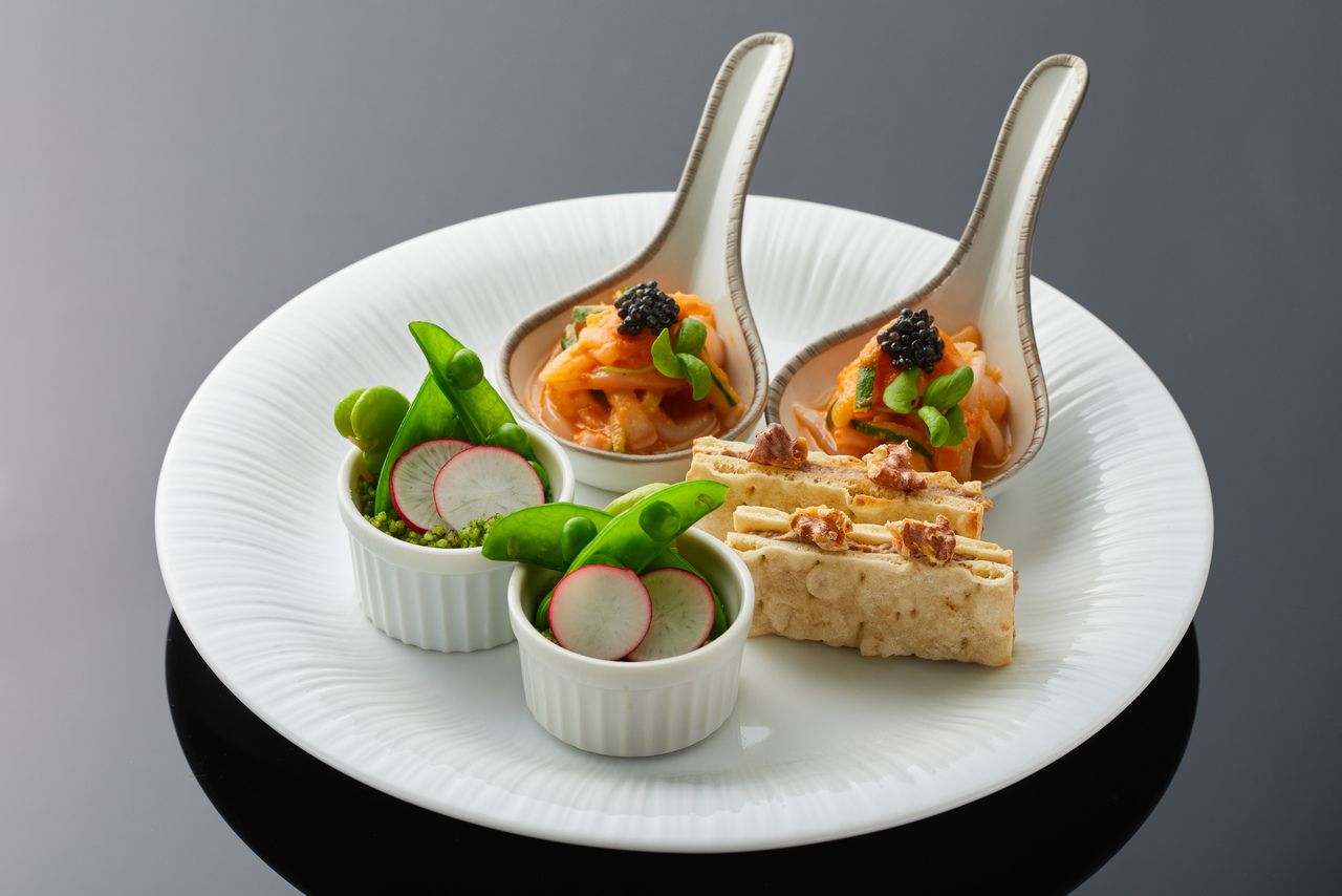 [Evening Afternoon Tea] 9 dishes including seafood and lamb stewed in tomato sauce + 2 hours of all-you-can-drink (April 1st to May 31st)