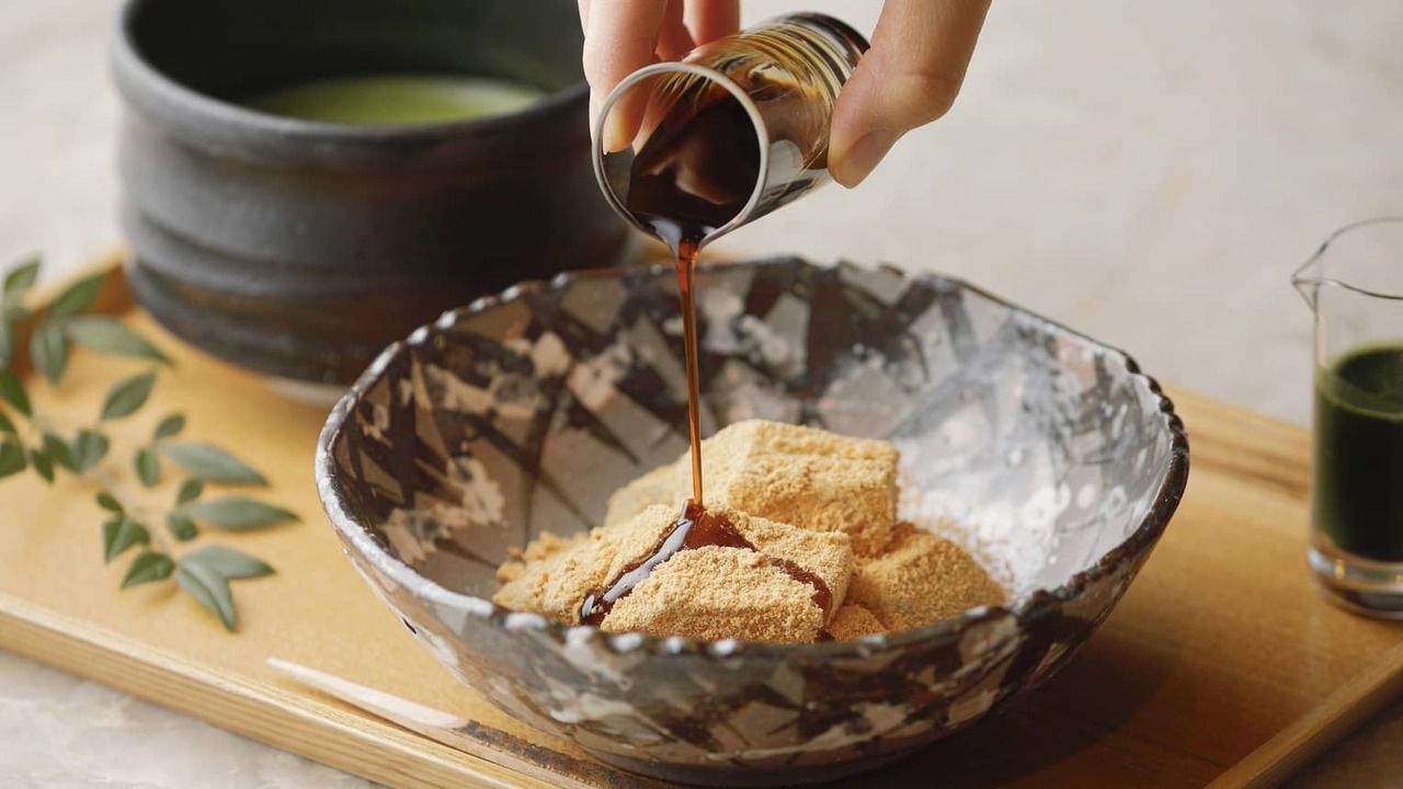 朝練りわらび餅　抹茶セット