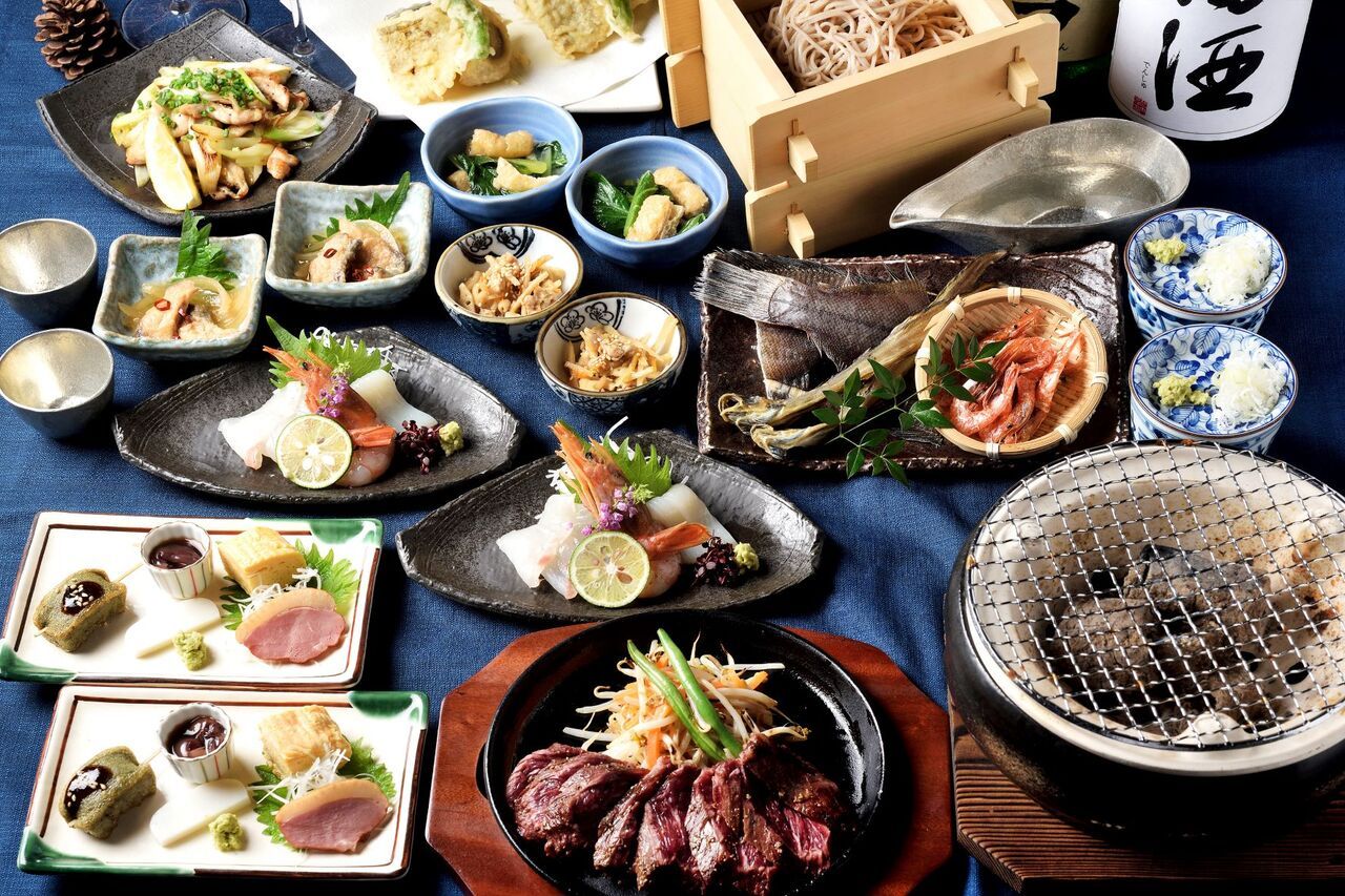 ★接待におすすめ！幹事様嬉しいゆったり150分！料理はお一人様ずつ個々盛りで★和コース　　料理8品+２．５時間飲み放題付　 8200円★