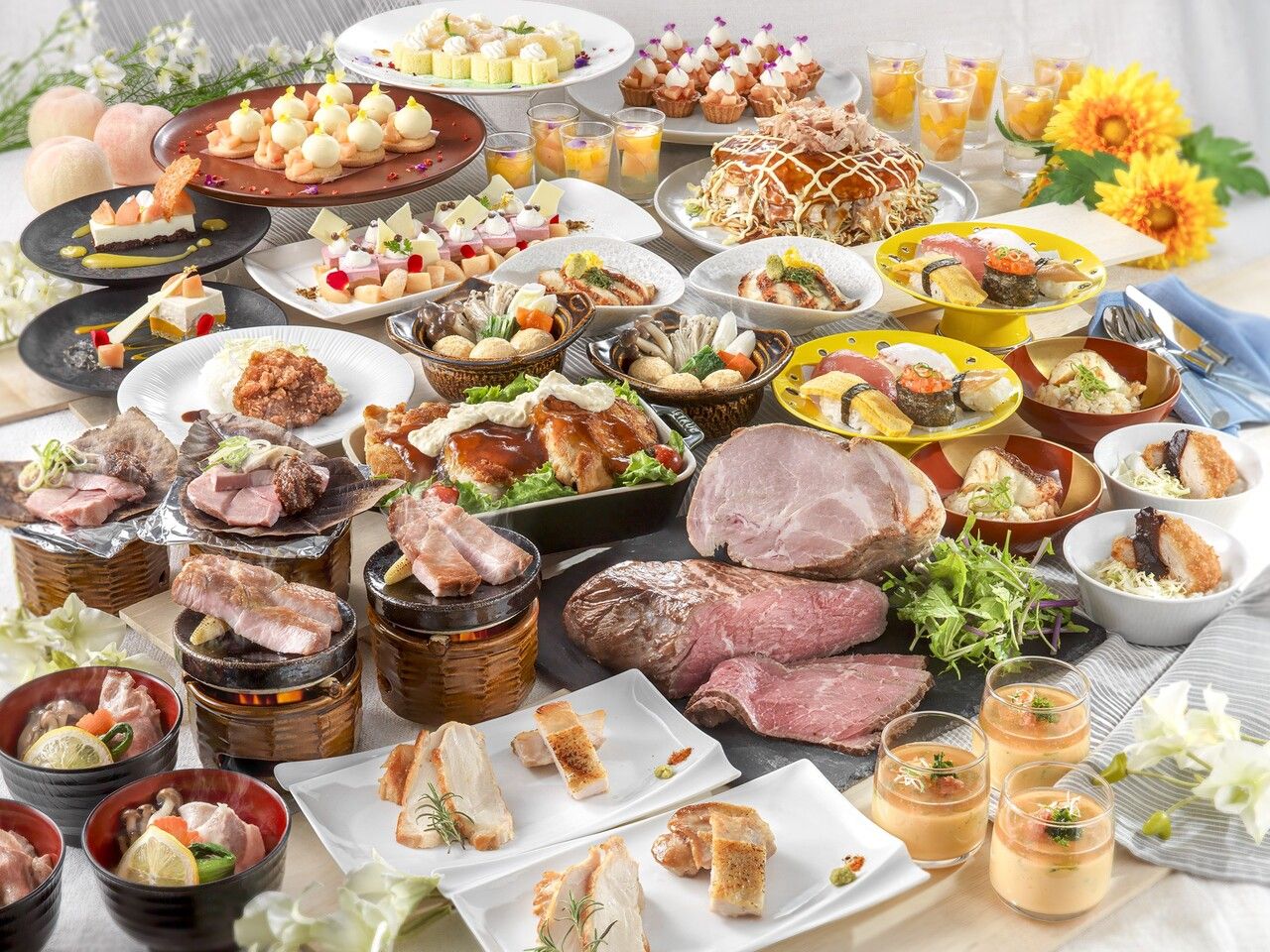 ランチ（シニア）「夏のプレミアムビュッフェ」～郷土のごちそうを味わう美味探訪～