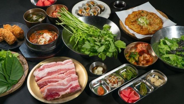Celery Samgyeopsal Course