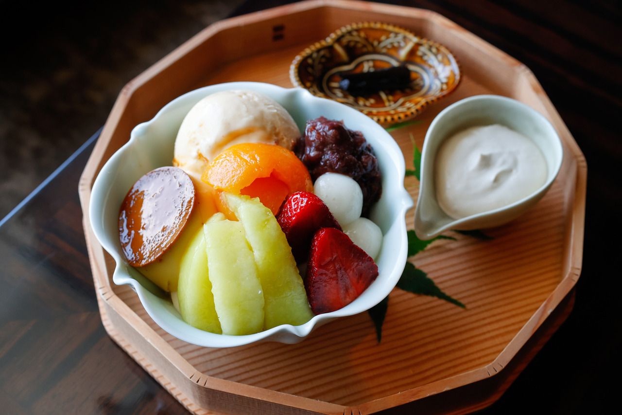 Seasonal Fruit Anmitsu (90-min. seating)