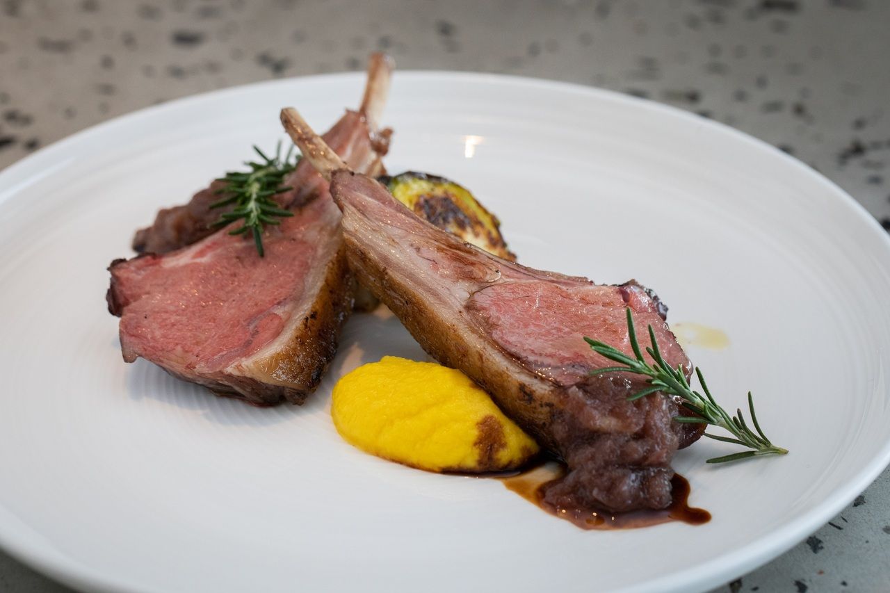 [Il Ortolana] Charcoal-grilled lamb chops + buffet (adults)