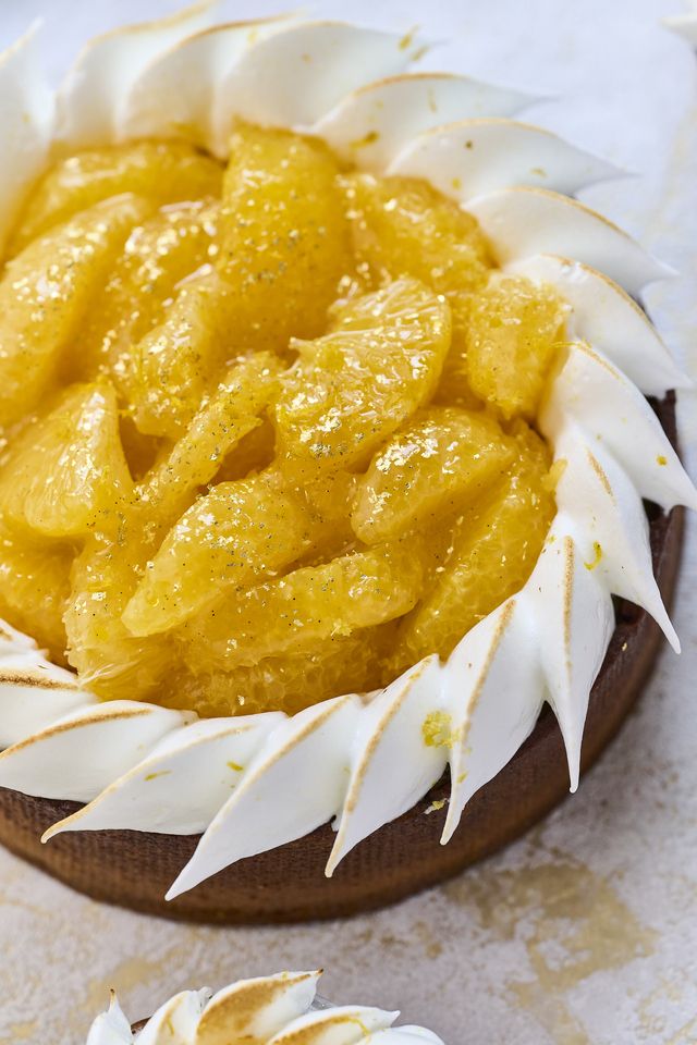 Tarte à l'amanatsu (pour 1 personne)