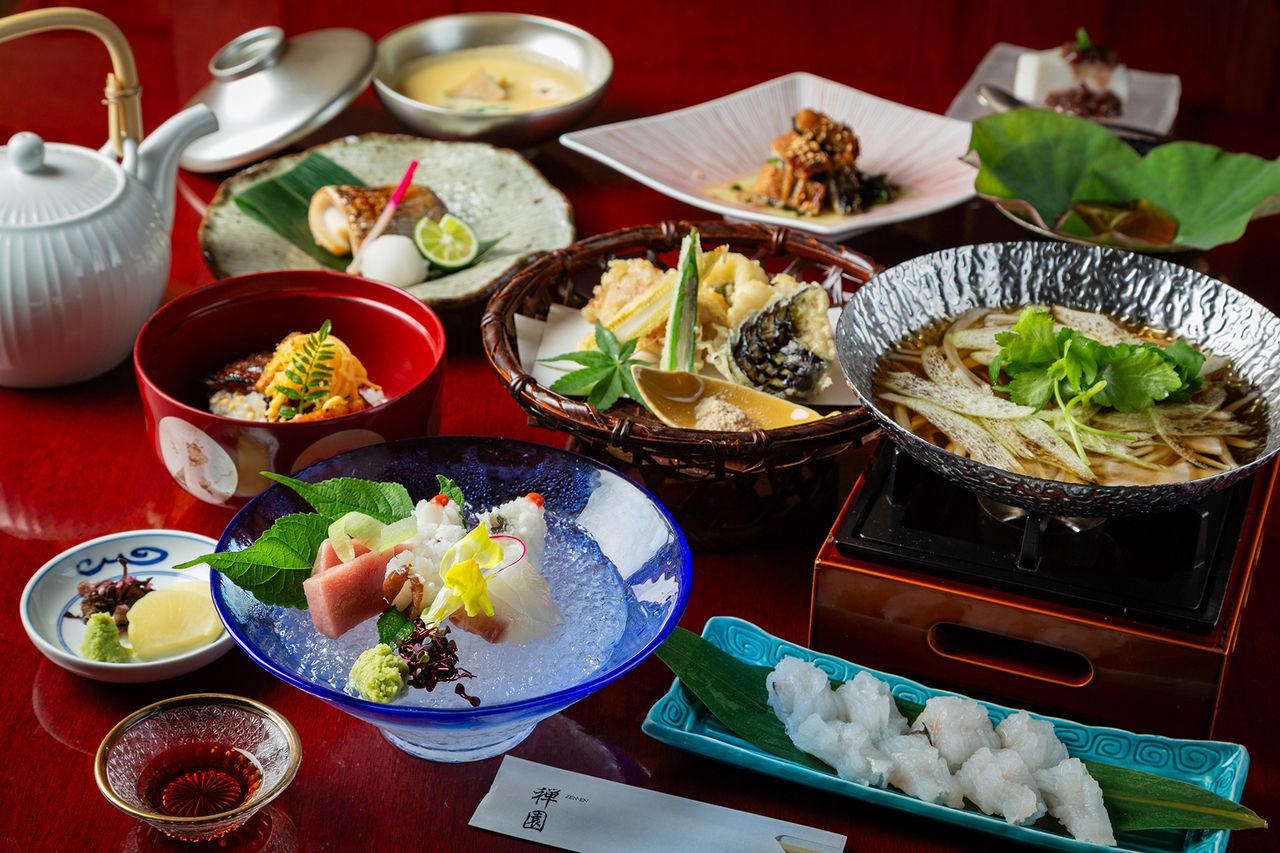 [Summer Only] “FU-RIN” ― Kaiseki with all kinds of long dishes (Pike conger, Conger eel, and Eel).