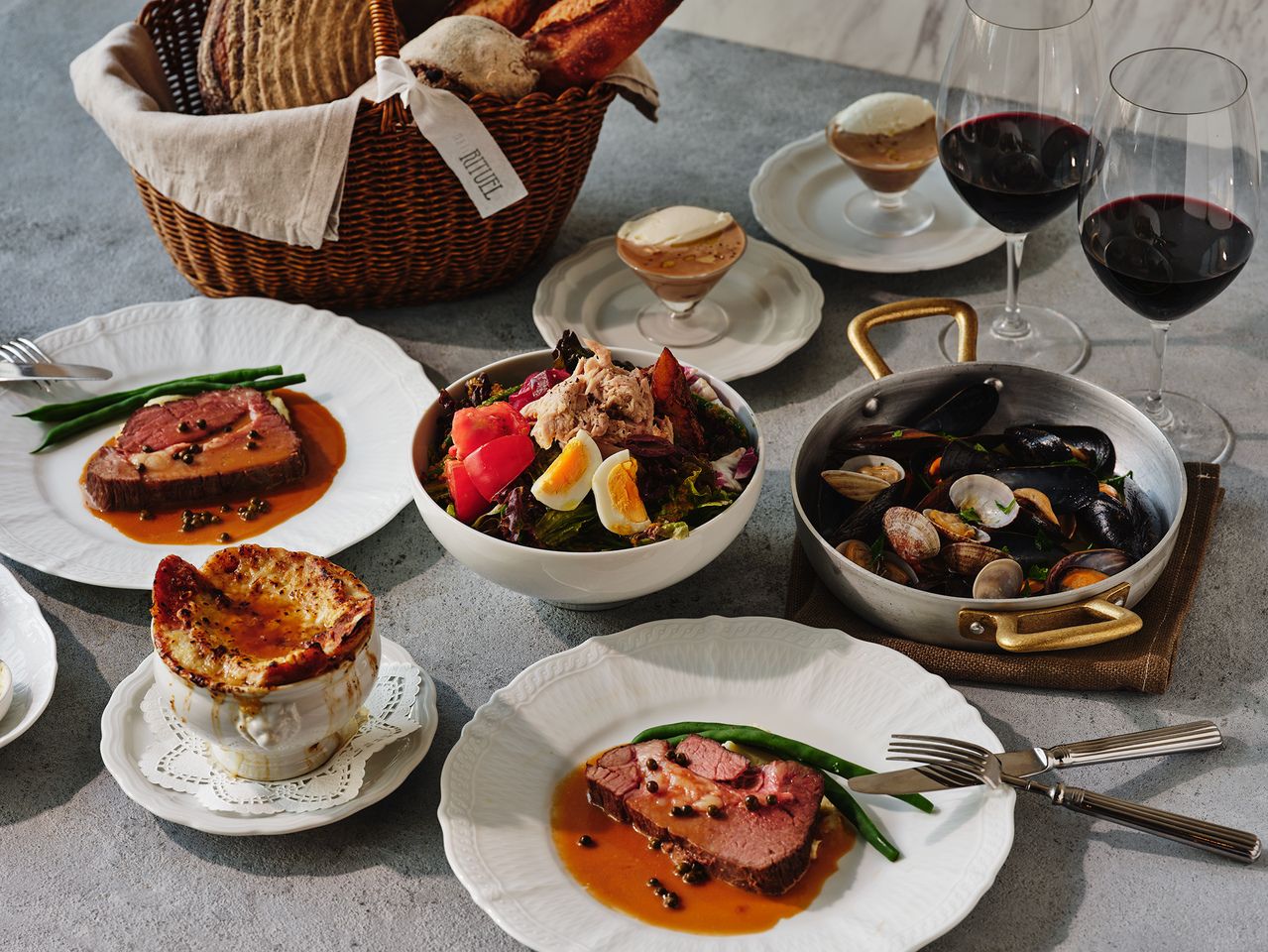 【DINNER/ディナー】 STANDARD PRIX FIXE COURSE＋【飲み放題スタンダード付】