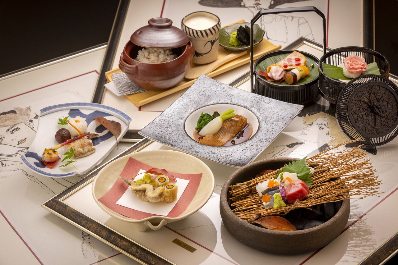 [Father's Day Plan] Includes your choice of one drink. Kaiseki Tamaran - Enjoy the flavors of the season - 10 dishes in total, featuring seasonal vegetables and fish.