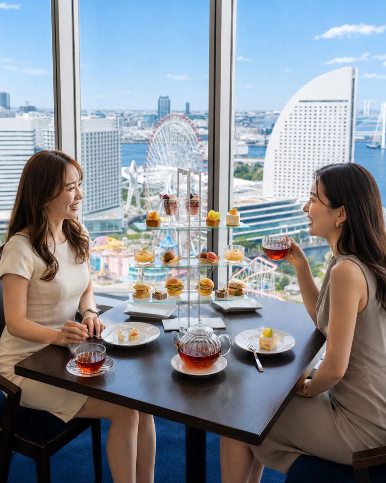 Celeste Afternoon Tea × Premium French Black Tea Plan [Limited to 20 guests per day]