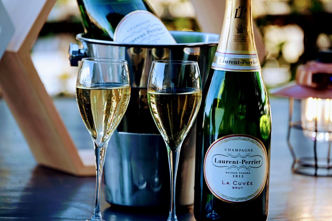 Autumn Japanese-Western Afternoon Tea with a Champagne Toast