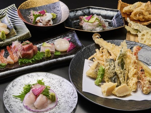 Specialty Tempura and Local Sake Kanazawa Saishun -JAPANESE CUISINE-