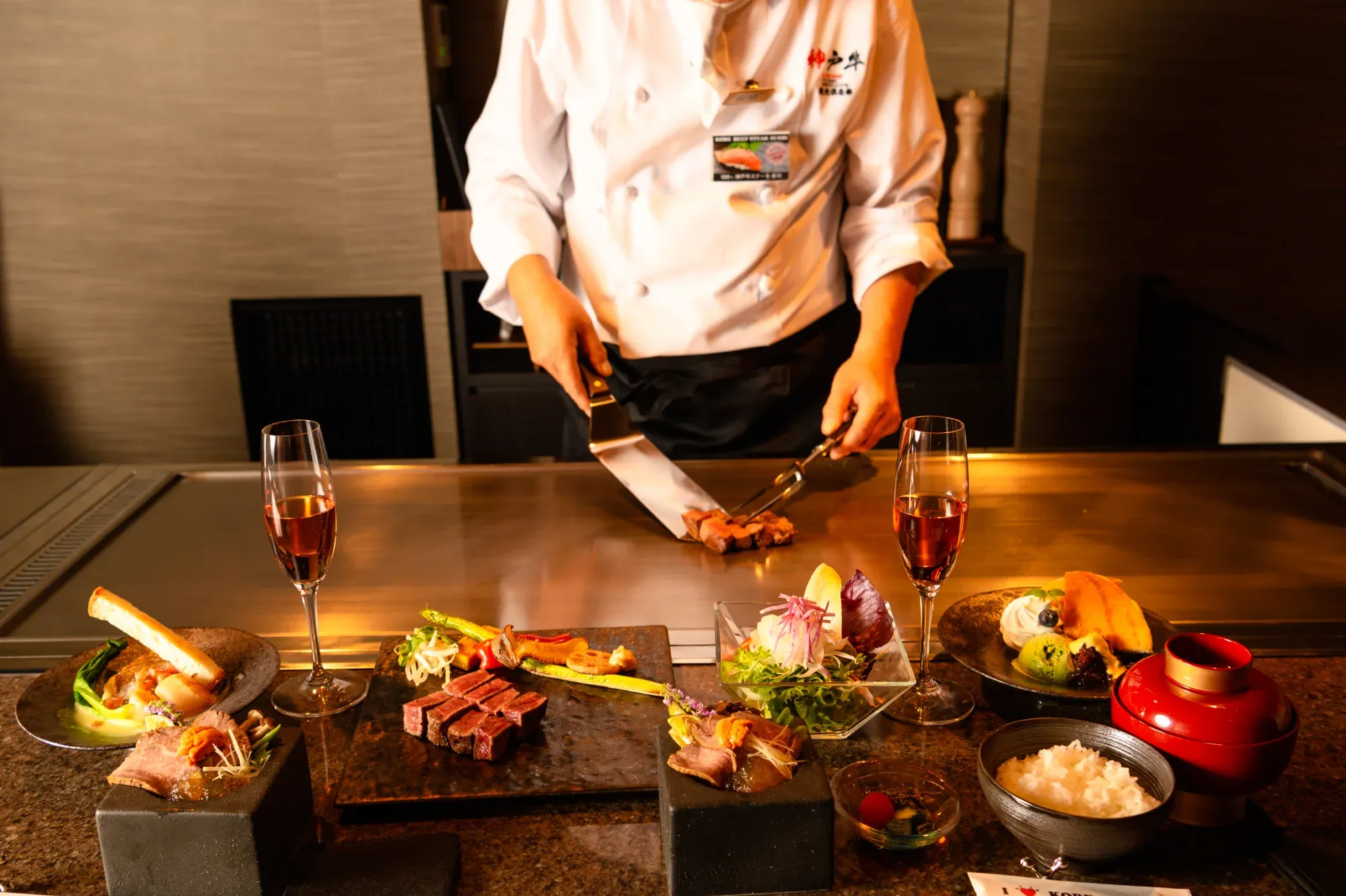 博多鉄板焼きはかたの桜華中洲本店