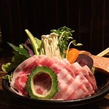 【1.5H All you can drink 】Okinawa cuisine and Shima-kuru-Pork Course