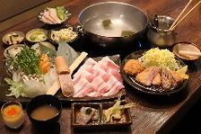 Shabu-shabu and Pork cutlet course