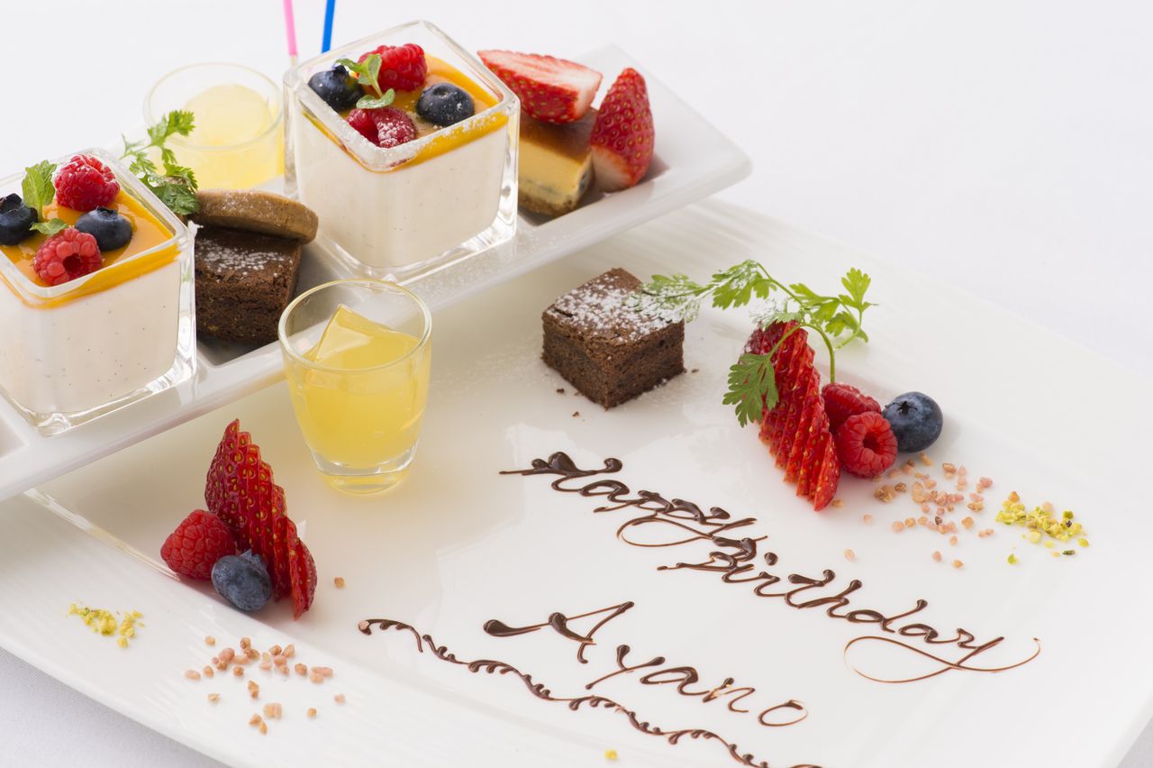 デザート盛り合わせ２名様分