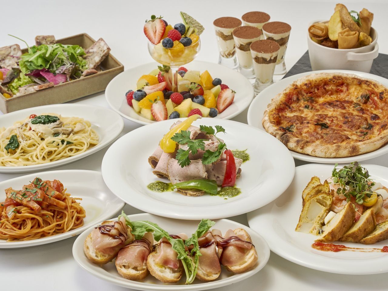 [17CLUB Italian Plan with a Heaping Pork Shoulder Tagliata] Banquet Plan Gold