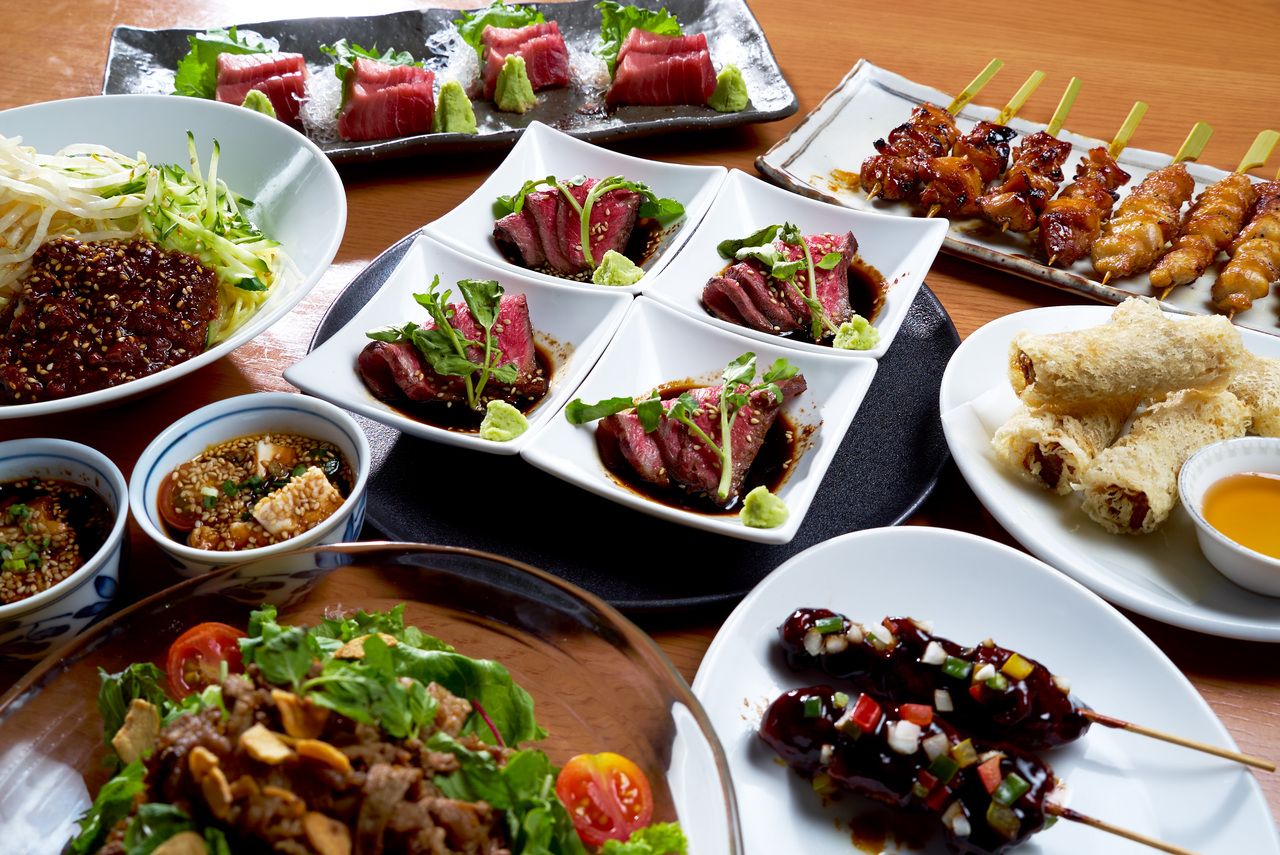 【和ジア大満足コース】150分スタンダード飲み放題付