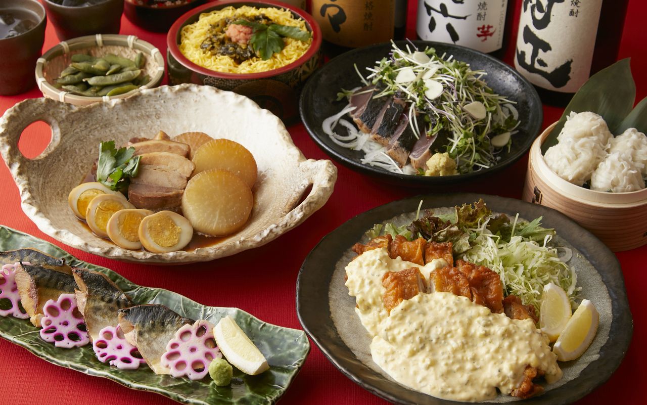 【90分飲放付】ボリューム満点！ごかもんコース　8品 5500→4500円(税込)