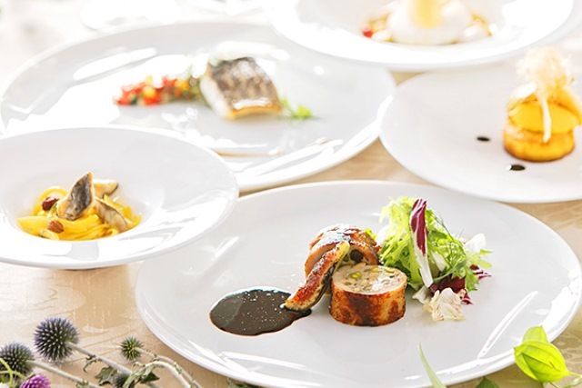 【個室/半個室！お顔合わせや結納に】旬魚・厳選牛肉のWメインがついた全5品フルコース