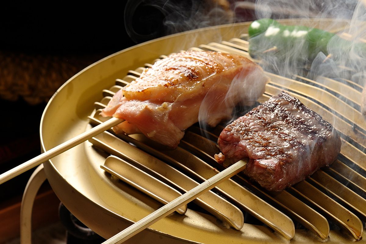 Charbroiled Beef&Chicken Course