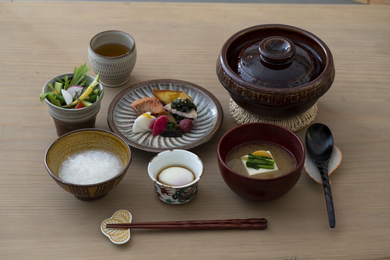 稀饭套餐/味噌汤