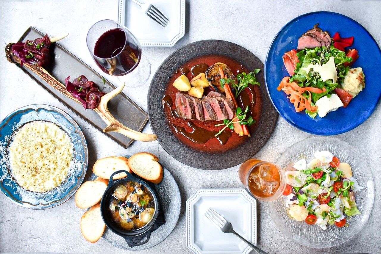 お店の人気メニューを愉しむテイスティングコース