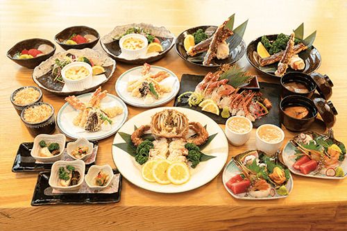Luxurious crab course 21,000 yen (tax included) (10 dishes in total)