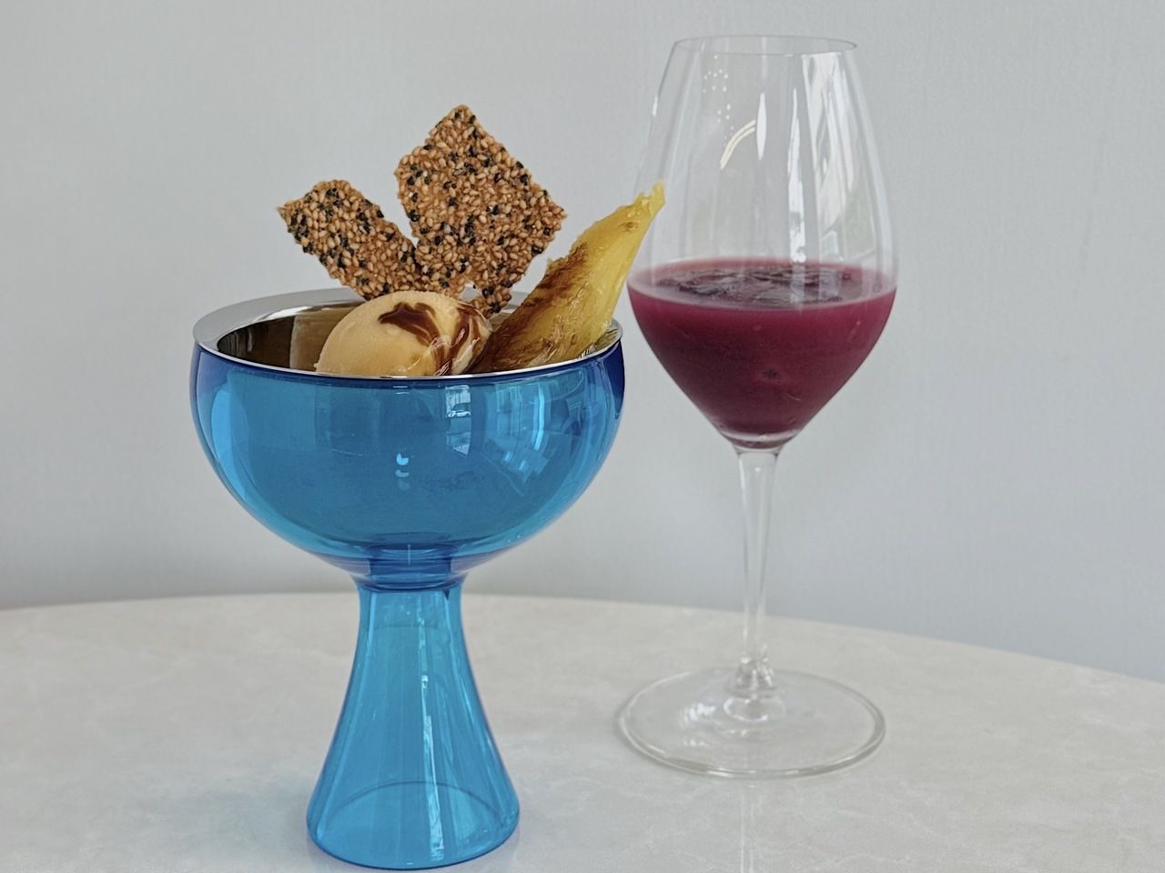 《Total 5 dishes》Course where you can enjoy seasonal ice cream Non-alcoholic drink pairing included