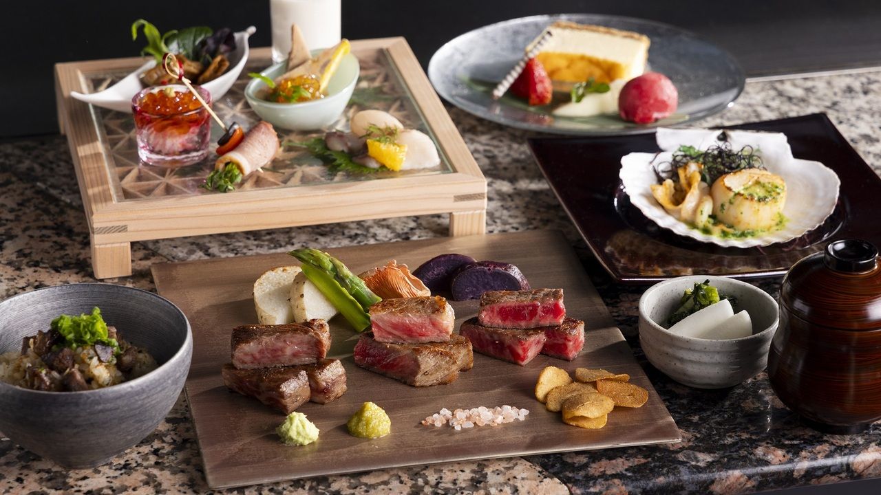 －Moegi－ Kobe, Yonezawa and Saga beef tasting comparison Teppanyaki Course