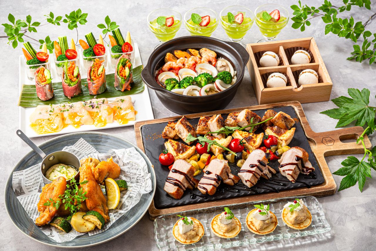 【ご宴会プラン】お魚とお肉のWメインが楽しめる全7皿+2時間飲み放題