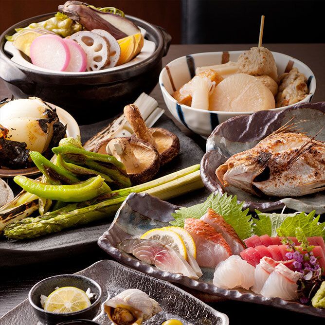 Seasonal ingredients banquet course