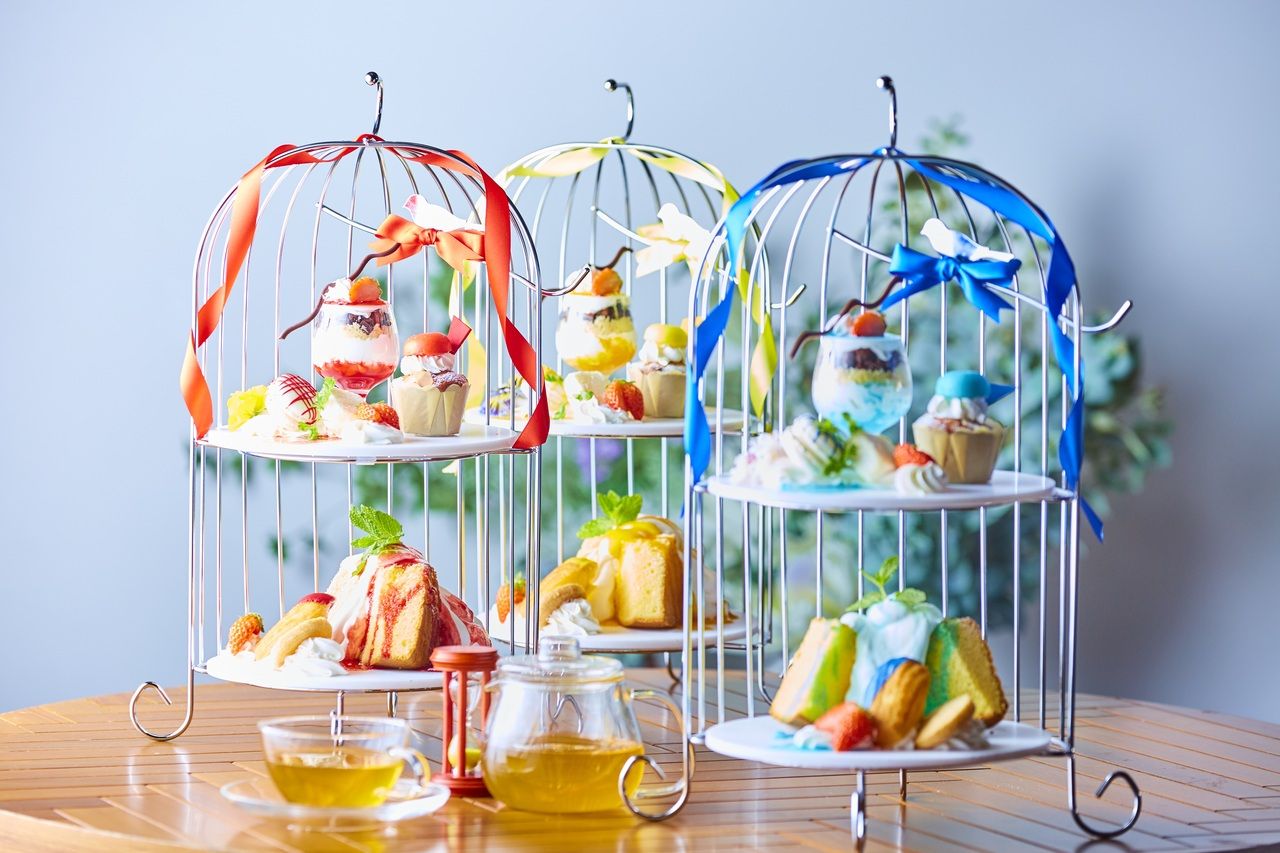 [Honeyto Cafe popular plan] Up to 3 hours Recommended color afternoon tea plan