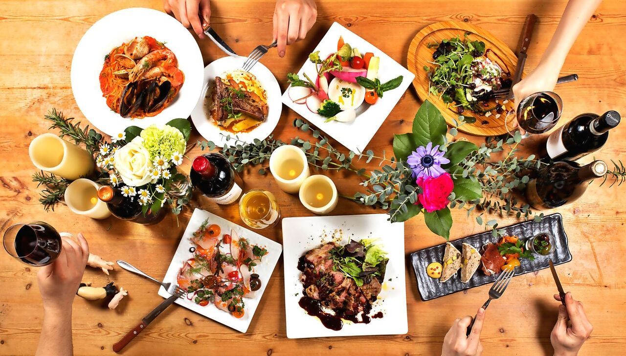 〈料理のみ〉前菜4品・特製パスタ・特選メイン料理・本日のドルチェがついたスペシャルコース！