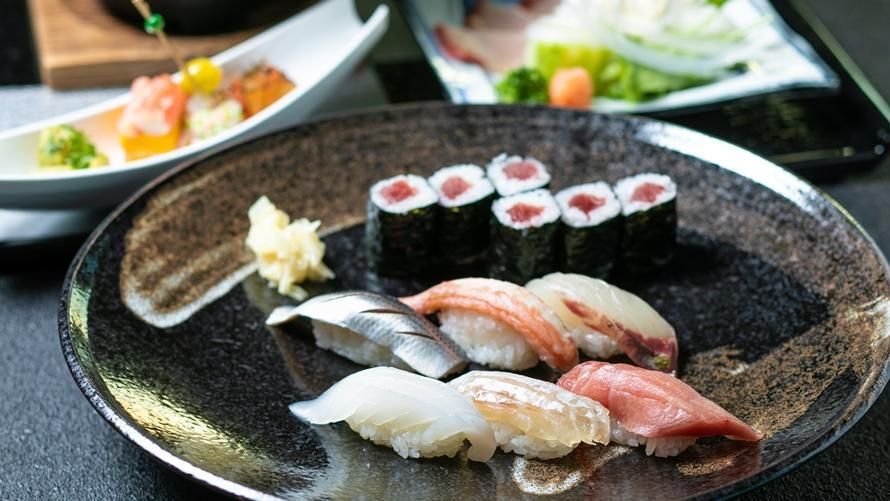★寿司カウンター席【会員さま限定プラン】/ランチタイム限定「寿司膳」　￥5500(13％サービス料別)