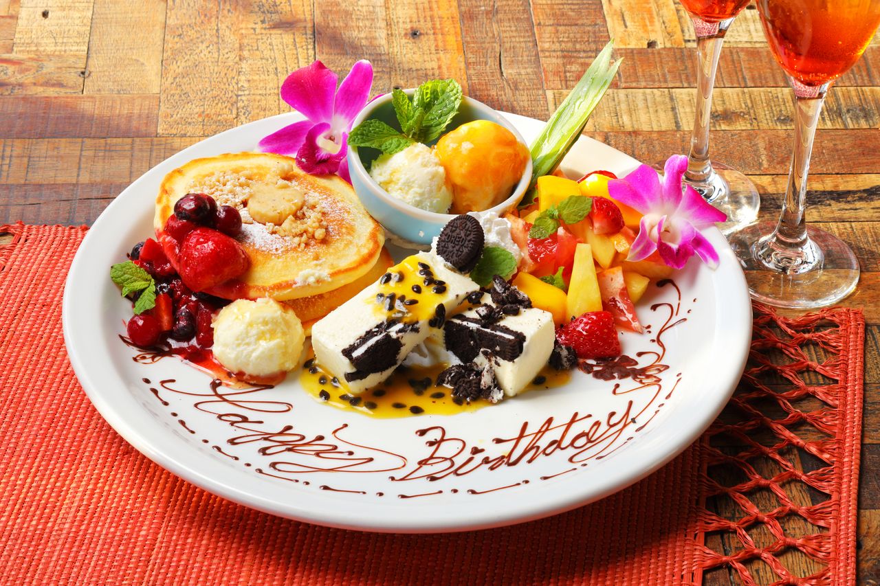 【誕生日や記念日に♪】メッセージ付きデザートプレート★