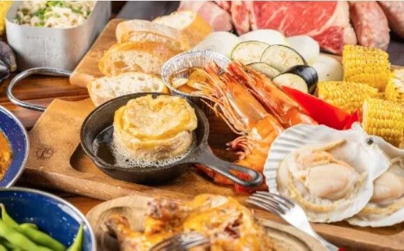 Until 5pm (Friday to Sunday, public holidays, and the day before public holidays) Luxury room with beer garden guaranteed [Authentic! 3-hour BBQ course] All-you-can-drink