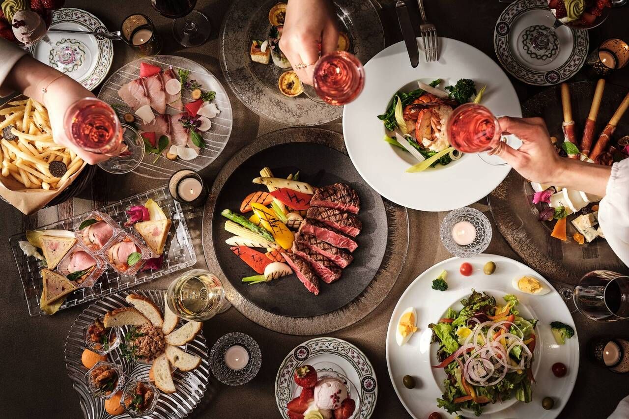 [Party at the popular lounge] (Special course) Includes 2 hours of all-you-can-drink! 10 dishes in total