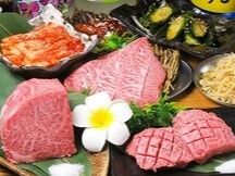 [All-you-can-eat A course (90 minutes)] Enjoy premium meat such as premium kalbi and thickly sliced Wagyu beef tongue! 9,000 yen