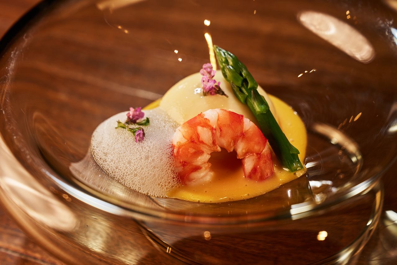 Omakase course 13,500 yen