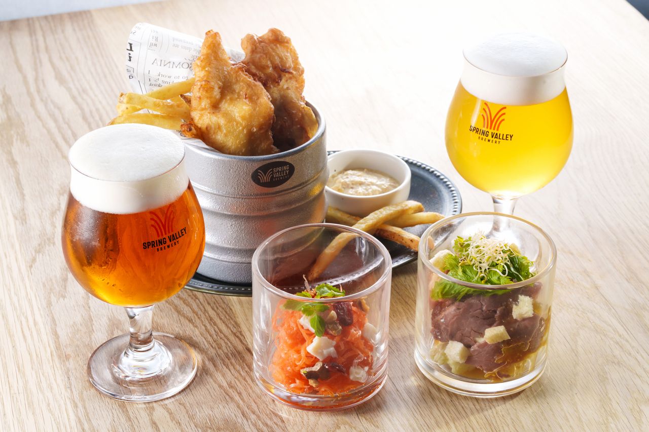 [Extremely Popular! ALL DAY Set] "Signature Combo" Appetizers + Fish & Chips + Free-flow of 8 Classic Beers for 90 minutes: 3,800 yen
