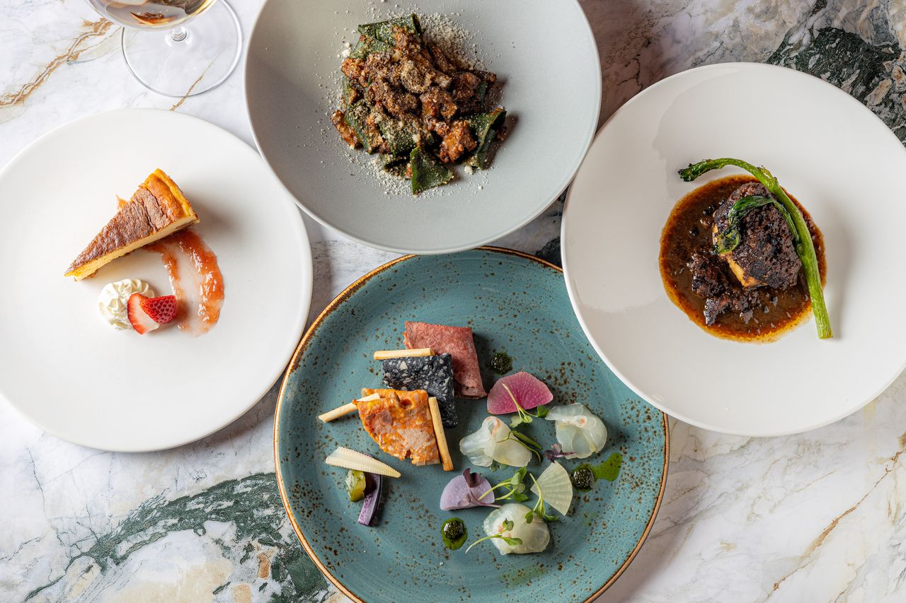 PRANZO・S — 6-course menu: two chef-selected appetizers, pasta, and your choice of main course