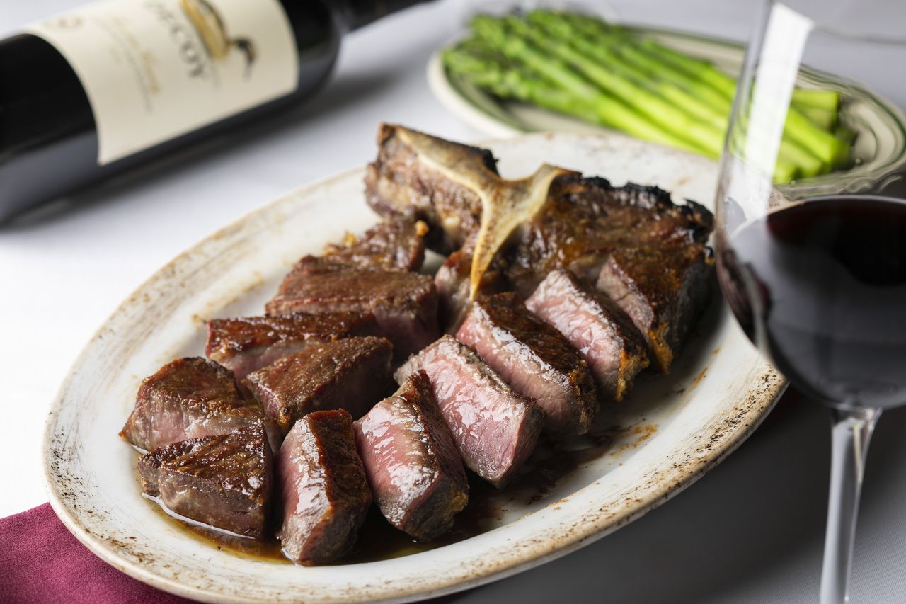 Early Dinner USDA PRIME T bone Steak course